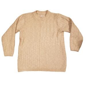 Womens Lou & Grey Cotton/Linen Blend sweater cream Sz XS